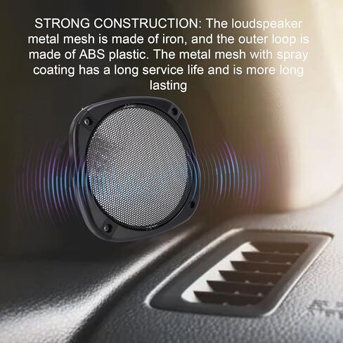 2PCS 137mm Ceiling Speaker Grilles, Metal Mesh Covers with 8 Screws, Universal Fit for 5.25in Car Home Marine Speakers (114mm Inner Dia) in Saudi Arabia