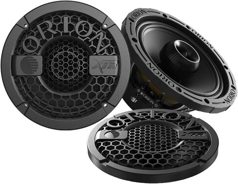 Orion XMT65.4 مكبر صوت متوسط ​​المدى متحد المحور مقاس 6.5 بوصة مقاوم للماء مع مكبر صوت رصاصة من النيوديميوم، 1400 واط بحد أقصى، 350 واط RMS، 4 أوم - صوت احترافي لجميع الأحوال الجوية للسيارات والقوارب والزلاجات النفاثة ومركبات ATV ورياضات الطاقة (زوج) in Saudi Arabia