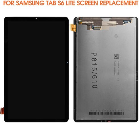 Screen for Samsung Galaxy Tab S6 Lite 2020 Screen Replacement for Samsung Tab P610 LCD Screen SM-P610N,SM-P615,SM-P610 Touch Display Digitizer Assembly Repair Parts (Black No Frame) in Kuwait
