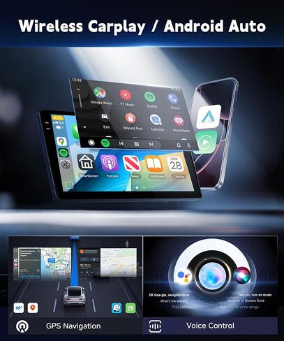 [4G+64G] Car Stereo for Mercedes Benz S-Class W220 S280 S320 S350 S400 S430 S500 S600 S55 AMG 1999-2007,5GWiFi/Android 15/Wireless Carplay Android Auto,9" Incell Touch Screen Radio,GPS,DSP,SWC in Saudi Arabia