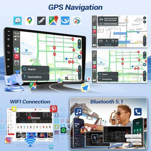 Naifay 8Core Android 12 Car Radio Upgrade for Nissan Altima 2013-2018, 9 Inch Touch Screen for Altima Stereo with Carpaly/Android Auto/GPS/Bluetooth/WiFi/SWC(Not Fit Big Screen&Premium Audio System) in Kuwait