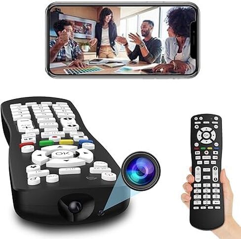 كاميرا HD 1080P للتلفزيون عن بعد 2 في 1 تستخدم كاميرات WiFi مع كشف الفيديو والحركة لأمن المنزل الداخلي كاميرا مربية لاسلكية in Kuwait