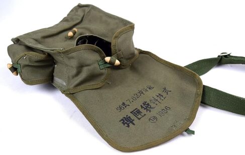 Original Chinese Military 7.62mm Type 56 AK Magazine Bag Cavalry Ammo Pouch for Ridding in Saudi Arabia