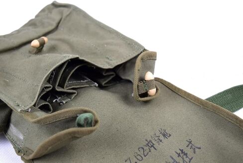 Original Chinese Military 7.62mm Type 56 AK Magazine Bag Cavalry Ammo Pouch for Ridding in Saudi Arabia