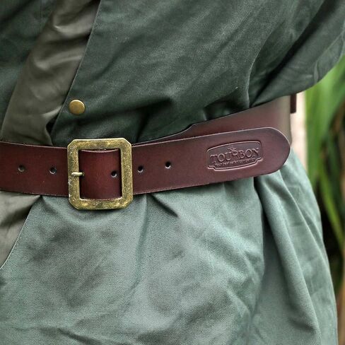 Tourbon Adjustable Leather Bandolier Pistol Cartridge Belt for 9mm/38SPL- Brown in Saudi Arabia