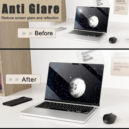 Screen Protector for MacBook Air 13.6" 2026 with M5 Chip A3449 5H PET HD High Definition Anti Scratch Dustproof Protection Accessories (2 Pack) in Saudi Arabia