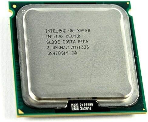 معالج Intel Xeon X5450 رباعي النواة 3.00 جيجا هرتز 12 ميجابايت 1333 ميجا هرتز LGA 771 SLBBE معالج وحدة المعالجة المركزية (متجدد) in Saudi Arabia