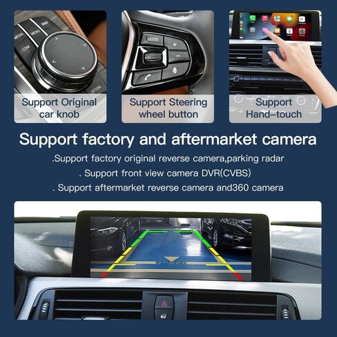 شاشة لمس لاسلكية مقاس 10.25 بوصة CarPlay/Andriod Auto لسلسلة BMW 3/4/M3/M4 موديلات 2012-2016 مع تسميات هيكل نظام NBT: نماذج F30/F31/F34/F32/F33/F36/F80/F82/F83 in Kuwait