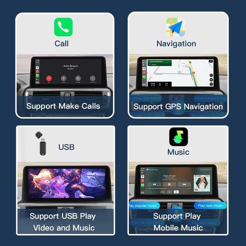 شاشة لمس لاسلكية مقاس 10.25 بوصة CarPlay/Andriod Auto لسلسلة BMW 3/4/M3/M4 موديلات 2012-2016 مع تسميات هيكل نظام NBT: نماذج F30/F31/F34/F32/F33/F36/F80/F82/F83 in Kuwait
