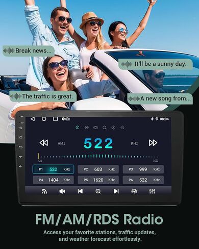 Car Radio Stereo for Jeep Wrangler JK 2007-2018 Grand Cherokee Patriot Compass Dodge Ram, Touch Screen Car Stereo with Bluetooth, Carplay, Android Auto, Backup Camera, Head Unit for Jeep JK in Saudi Arabia