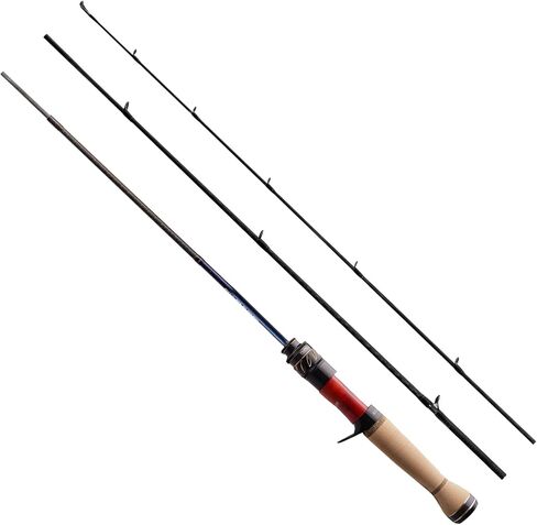 PURELURE Creek Dance Travel Ultralight Fishing Rod 2/3/4 Piece - Portable BFS Rod Casting Spinning Solid Tip, TORAY Carbon Fiber Blank, Fuji Alconite Guides, Red Willow Wood Reel Seat AAA Cork Handle in Saudi Arabia
