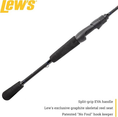 Lew's American Hero 6'0" Medium Light/Fast Spinning Rod 2-piece in Saudi Arabia