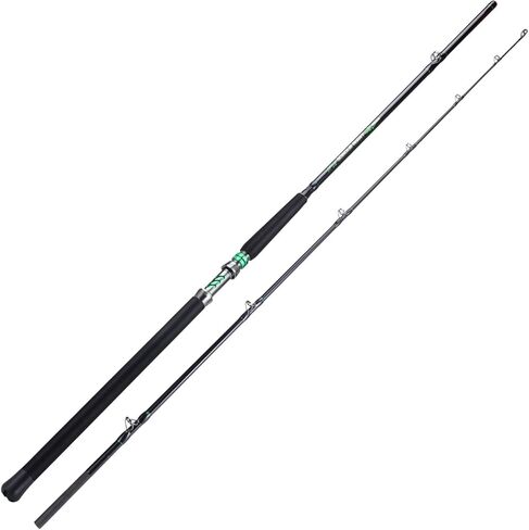 Sougayilang Travel Inshore & Surf Rod - قضبان الغزل والصب، قطعتان متوسطتان ثقيلتان، فارغة من الجرافيت عالي الكثافة، أدلة زركونيا، مقعد بكرة ألومنيوم - مقاوم للتآكل لسمك السلور، والباس، والسمك الأحمر in Kuwait