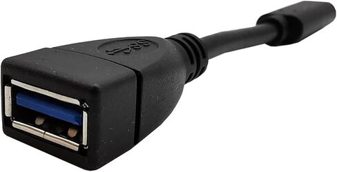USB C Female to USB Female Adapter 5Gbps Data Syncing Wire Type C Cable for Laptop PC Electronics Accessory in Saudi Arabia