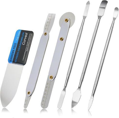 6Pcs Repair Tool Kits, Metal Spudger Pry Tool Kit, Double-Ended Stainless Steel Opening Tool, Ultra-Thin Prying & Open Tool for iPhone, Laptop, iPad, Cell Phone, MacBook, Tablet, Electronics Repair in Saudi Arabia