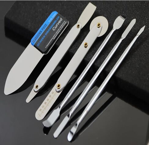 6Pcs Repair Tool Kits, Metal Spudger Pry Tool Kit, Double-Ended Stainless Steel Opening Tool, Ultra-Thin Prying & Open Tool for iPhone, Laptop, iPad, Cell Phone, MacBook, Tablet, Electronics Repair in Saudi Arabia