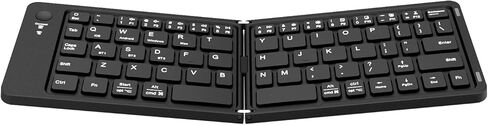 Tangxi Foldable Bluetooth Keyboard, Folding Wireless Portable Keyboard with Magnetic Lock, Foldable Phone Stand, GFSK Modulation Method, Travel Keyboards for Tablet Phone PC in Saudi Arabia