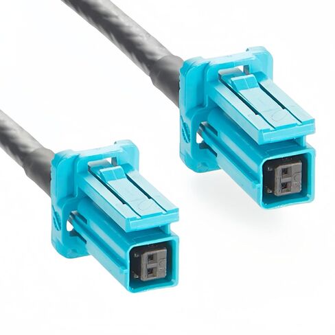 مجموعة كابل إيثرنت TE MATEnet Z Code أنثى إلى أنثى 100/1000BASE-T1 كابل MATEnet محول الوسائط 1 جيجابت في الثانية 2302510-9 لأجهزة ADAS، وتكنولوجيا المعلومات والترفيه (0.5M/1.64FT) in Kuwait