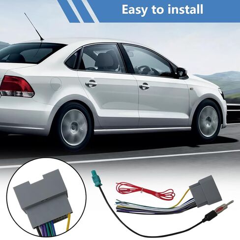 New Car Stereo Radio Wiring Harness & Antenna Adapter 70-6522 Fit for 2009-2015 Dodge Ram in Saudi Arabia