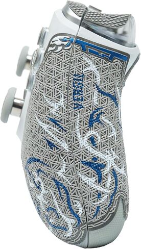 Controller Grips for Xbox-Licensed Controller, Skin kit,Anti-Skid, Multi-Texture, Sweat Absorption, Pre-Cut Grips Tape (Ash Grey,Metallic Blue & White, Compatible with GameSir G7 Pro) in Saudi Arabia