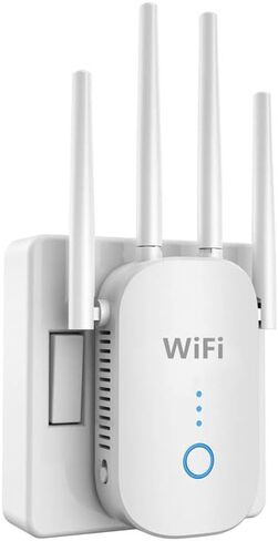 معزز إشارة موسع نطاق WiFi بسرعة 1200 ميجابت في الثانية، يغطي ما يصل إلى 5000 قدم مربع و35 جهازًا، ومكرر WiFi ثنائي النطاق 2.4 و5 جيجا هرتز مع منفذ Ethernet/LAN in Saudi Arabia