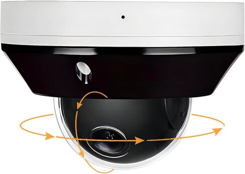 كاميرا Real HD 6MP Mini PTZ Dome PoE IP في الهواء الطلق مع إمالة عمومية، تكبير 3X، عدسة متغيرة البعد البؤري بمحرك 2.8-8 مم، H.265، IP66، NVR أو Windows PC مطلوبة، متوافقة مع NDAA in Saudi Arabia