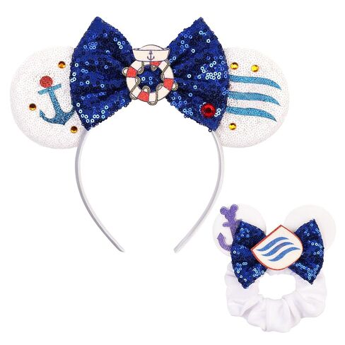 Winniethepooh آذان زي عصابات الرأس، عسل النحل الترتر Minn Ears Scrunchies، أصفر الدب آذان عصابات، قوس قزح البريق آذان الفأر أغطية الرأس اكسسوارات الشعر للفتيات النساء الكبار الاطفال حفلة عيد ميلاد in Saudi Arabia