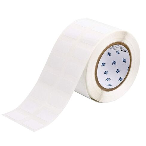Brady THT-22-423-2 عرض 1.25 بوصة × ارتفاع 0.75 بوصة، B-423 وB-966B بوليستر دائم مع طبقة خارجية لامعة، ملصق قابل للطباعة بالنقل الحراري الأبيض PermaShield (2000 لكل لفة) in Saudi Arabia