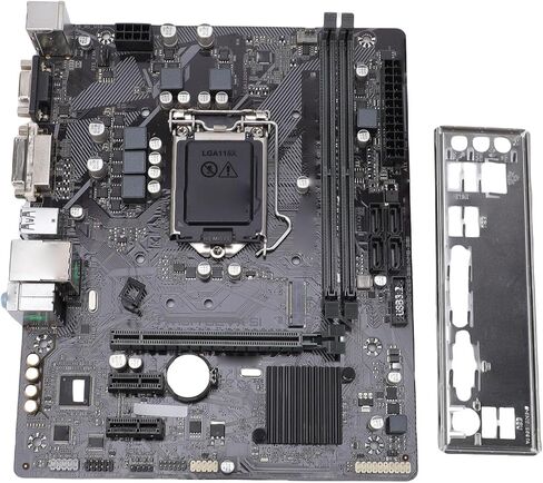 اللوحة الأم للكمبيوتر GOWENIC H410M D2VX SI، LGA 1200 DDR4 DIMM M ATX اللوحة الأم لسطح المكتب مع مخرج DVI وVGA، Serial ATA III، USB 3.2، USB 2.0، فتحة PCIE x16 in Saudi Arabia