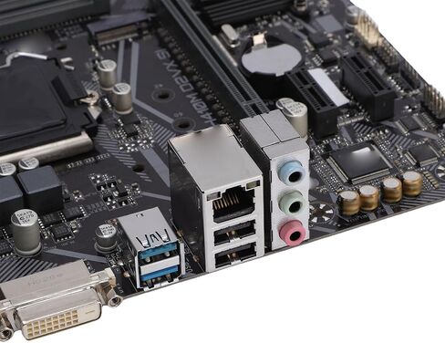 اللوحة الأم للكمبيوتر GOWENIC H410M D2VX SI، LGA 1200 DDR4 DIMM M ATX اللوحة الأم لسطح المكتب مع مخرج DVI وVGA، Serial ATA III، USB 3.2، USB 2.0، فتحة PCIE x16 in Saudi Arabia