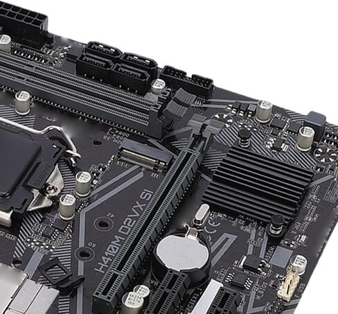 اللوحة الأم للكمبيوتر GOWENIC H410M D2VX SI، LGA 1200 DDR4 DIMM M ATX اللوحة الأم لسطح المكتب مع مخرج DVI وVGA، Serial ATA III، USB 3.2، USB 2.0، فتحة PCIE x16 in Saudi Arabia