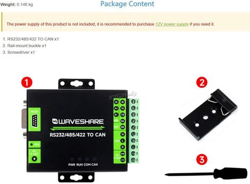 RS232/485/422 to CAN Industrial Isolated Converter Supports Modbus RTU Conversion with Multiple Protection Circuits @XYGStudy (RS232/485/422 to CAN) in Saudi Arabia