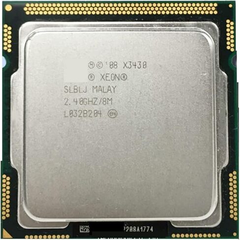 وحدة المعالجة المركزية Xeon CPU X3430 وحدة المعالجة المركزية 2.4 جيجا هرتز/ LGA 1156 /8 ميجا بايت L3 كاش/رباعي النواة/95 واط قطعة مخدوشة in Kuwait