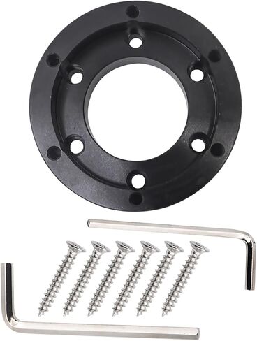 Black 70MM Racing Steering Wheel Adapter Plate For Logitech G29 G920 G923 Parts- in Saudi Arabia