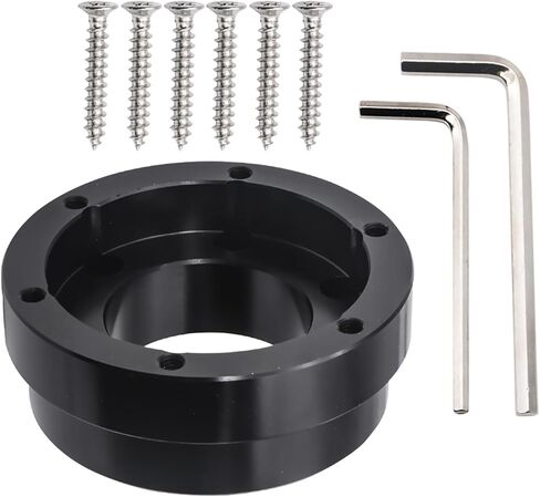 Black 70MM Racing Steering Wheel Adapter Plate For Logitech G29 G920 G923 Parts- in Saudi Arabia