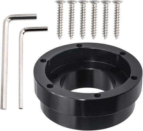Black 70MM Racing Steering Wheel Adapter Plate For Logitech G29 G920 G923 Parts- in Saudi Arabia