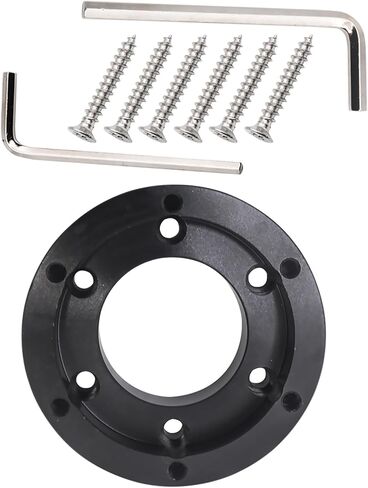Black 70MM Racing Steering Wheel Adapter Plate For Logitech G29 G920 G923 Parts- in Saudi Arabia
