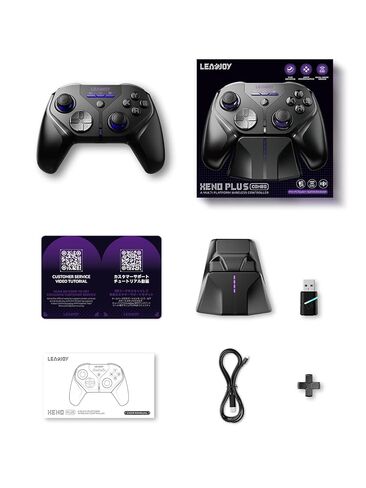 leadjoy Xeno Plus Wireless Game Controller, TMR Joysticks, Hall Effect & Tactile Dual Triggers Gaming Controller, Smart Charging Dock, 4 Back Paddles, 1000Hz Polling Rate, for Nintendo Switch/Switch 2, PC, Android & iOS in Saudi Arabia
