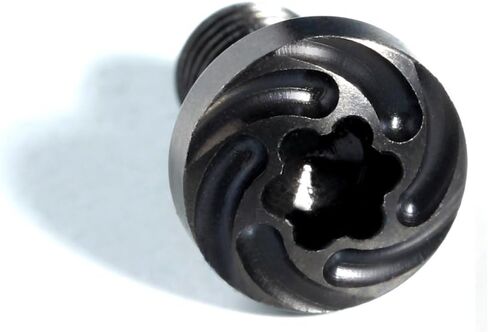 4 براغي بمقبض Black Whorl 1911، 4 حلقات O | للبطانات ذات الحجم الكامل أو ذات القبضة الرفيعة | 3/16 بوصة سمك قبضة دقيقة | صنع في الولايات المتحدة من أجل كولت والمستنسخات | انظر إلى صور البراغي ذات المقابض/البنادق in Kuwait