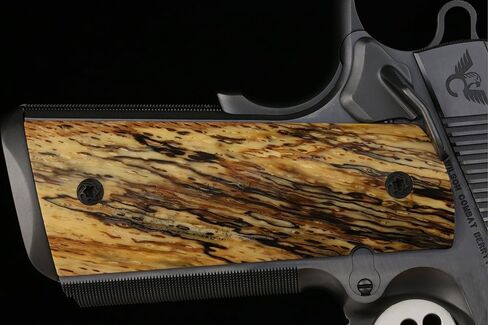 4 براغي بمقبض Black Whorl 1911، 4 حلقات O | للبطانات ذات الحجم الكامل أو ذات القبضة الرفيعة | 3/16 بوصة سمك قبضة دقيقة | صنع في الولايات المتحدة من أجل كولت والمستنسخات | انظر إلى صور البراغي ذات المقابض/البنادق in Kuwait
