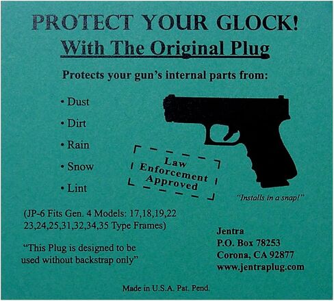 NDZ Performance Jentra JP6 for Glock Gen 4-5 Grip Frame Plug G Model 17 in Saudi Arabia