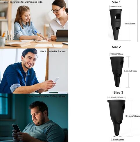 Rookii Silicone Finger Stylus Pens Stylus for Touch Screen Smartphone,Cell Phone,Suitable for iPhone/iPad/Android Tablets, Compatible with All Touch Screens (S) in Kuwait