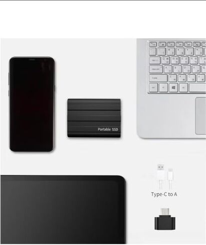 64GB Portable Memory Expander, Mobile Phone Intelligent Backup Disk, Universal Android Phone Computer Dual Use Mobile Extender, Fast Transmission Storage Upgrade,(Black) in Saudi Arabia