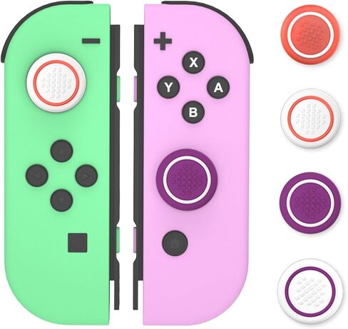 NANANINO Cute Silicone Joycon Thumb Grip Caps (Orange) in Saudi Arabia