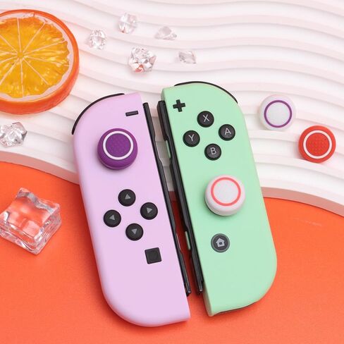 NANANINO Cute Silicone Joycon Thumb Grip Caps (Orange) in Saudi Arabia