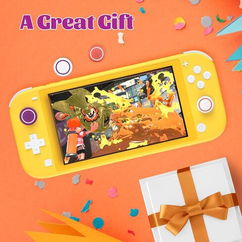 NANANINO Cute Silicone Joycon Thumb Grip Caps (Orange) in Saudi Arabia