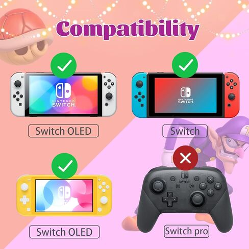 NANANINO Cute Silicone Joycon Thumb Grip Caps (Orange) in Saudi Arabia