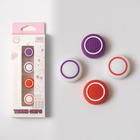 NANANINO Cute Silicone Joycon Thumb Grip Caps (Orange) in Saudi Arabia