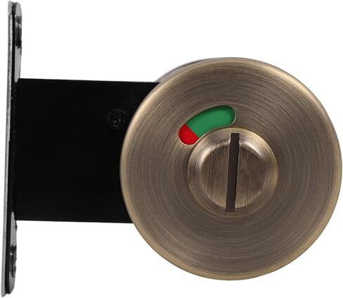 Holibanna Privacy Lever Door Lock Stainless Steel Indicator Lock for Bathroom for Restroom in Saudi Arabia