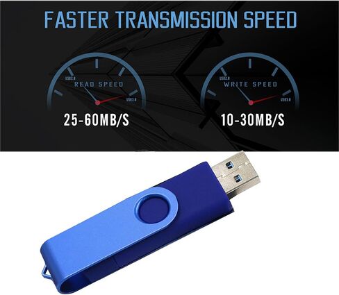 محرك فلاش USB سعة 32 جيجابايت، محرك إبهام عالي السعة، محركات أقراص فلاش كبيرة دوارة معدنية 32 جيجابايت، محرك USB 2.0 محمول، محرك قلم عالي السرعة لتخزين البيانات (عبوتان) in Kuwait